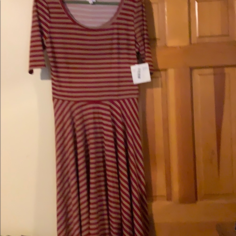 NWT Lularoe striped Nicole dress